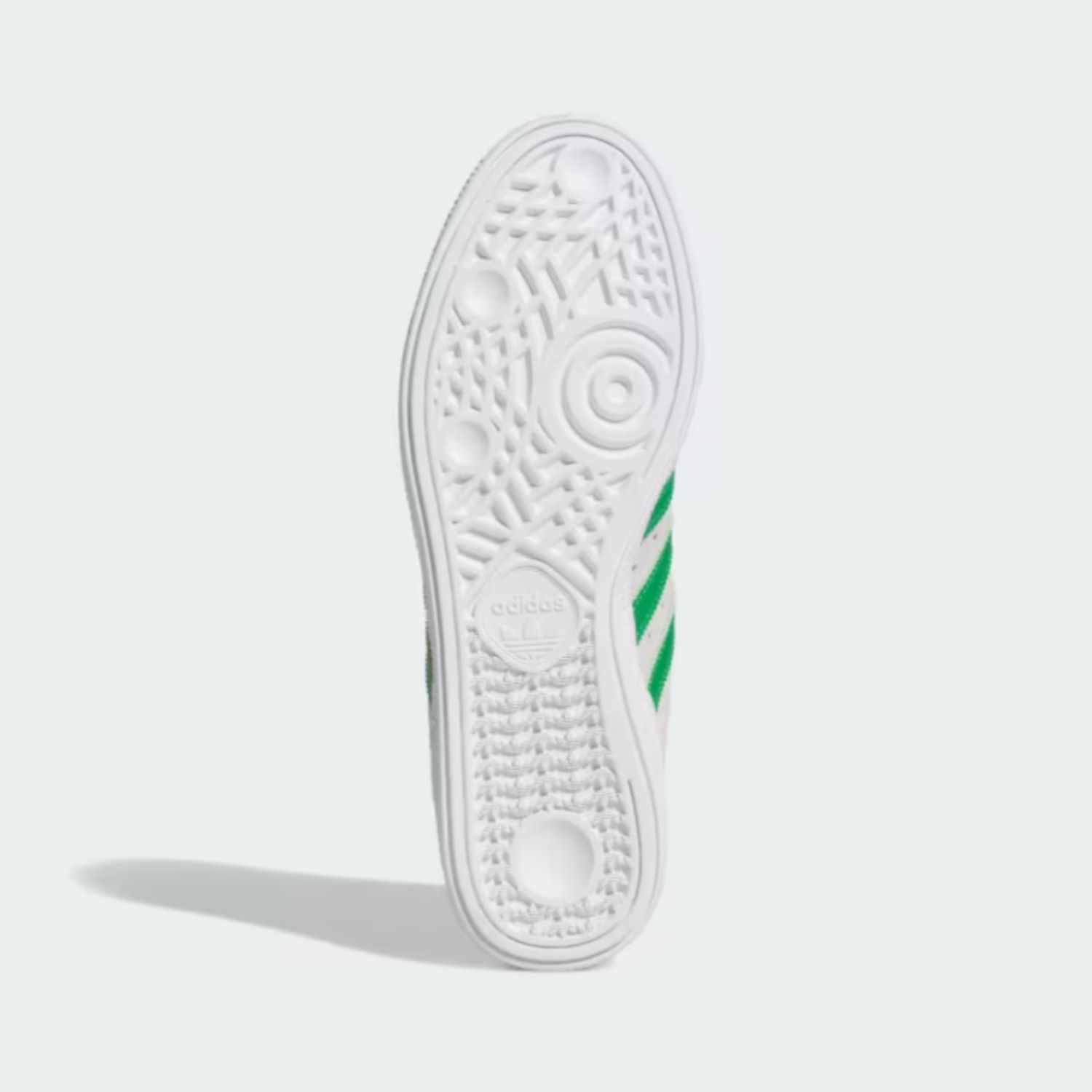 ADIDAS MENS BUSENITZ SHOE -  CRYSTAL WHITE/GREEN/GOLD METALLIC