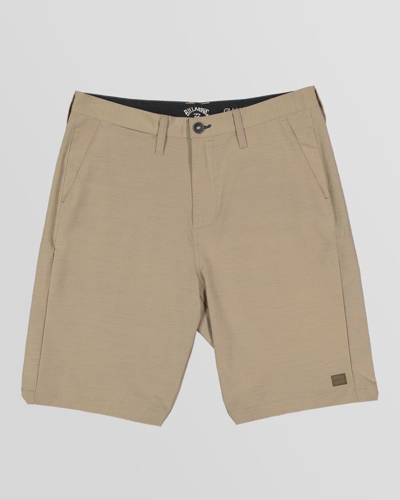 BILLABONG MENS CROSSFIRE SLUB BOARDWALK - LIGHT KHAKI