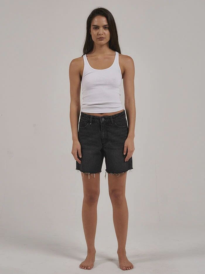 THRILLS LADIES BILLIE LOW SHORT - SMOKE BLACK