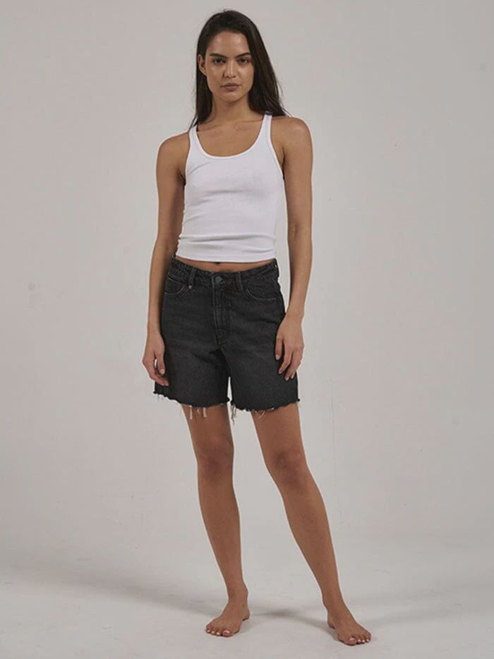 THRILLS LADIES BILLIE LOW SHORT - SMOKE BLACK