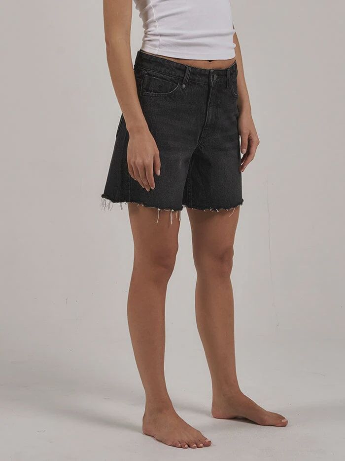 THRILLS LADIES BILLIE LOW SHORT - SMOKE BLACK