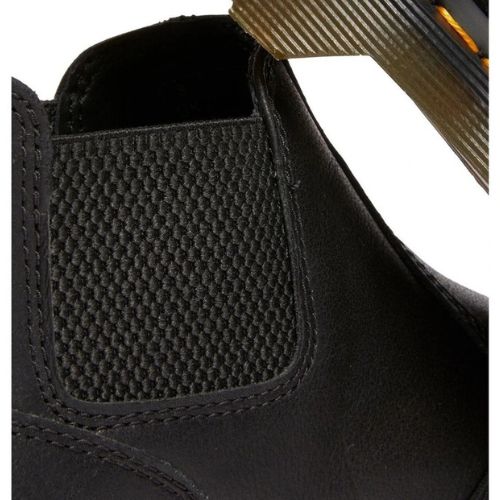 DR MARTENS UNISEX CROP CHELSEA BOOT - BLACK AR ROGUE
