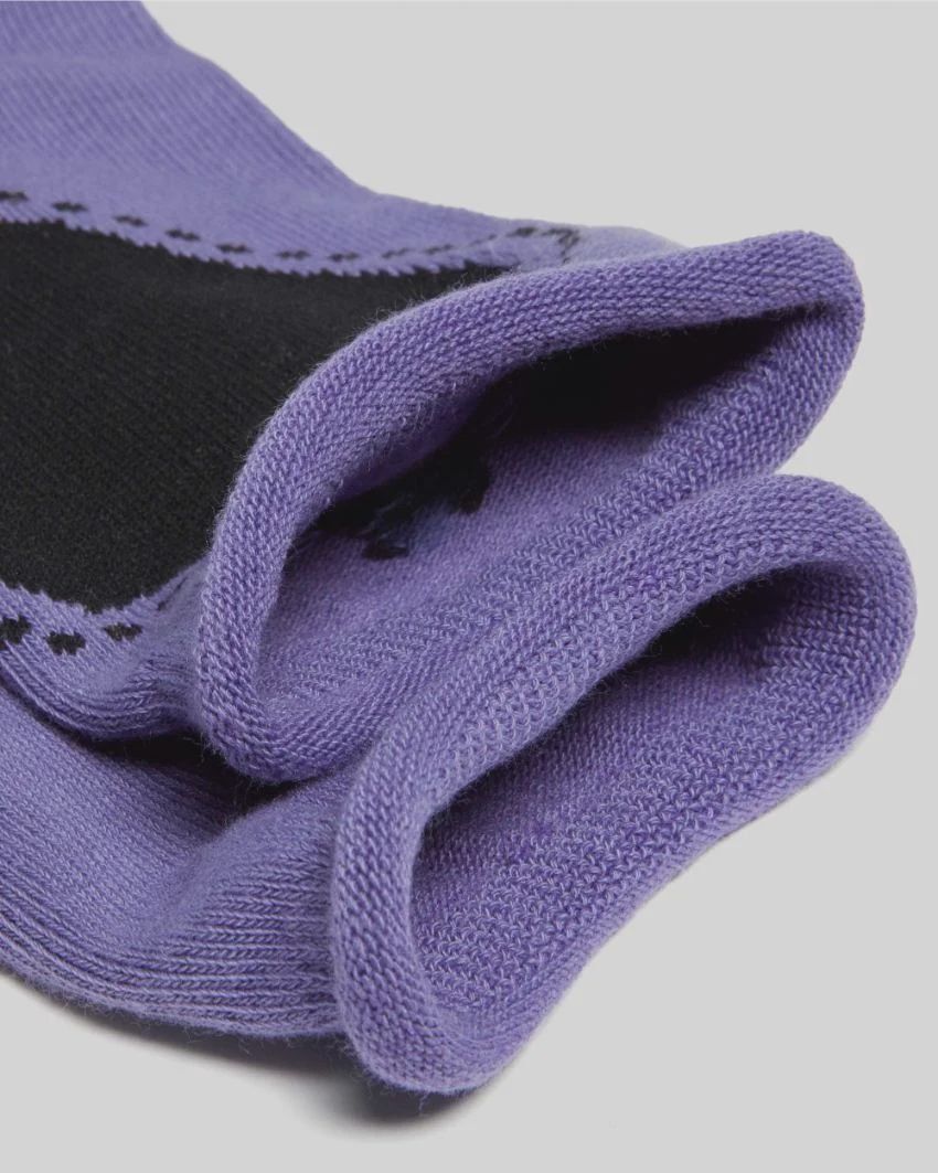 DR MARTENS HEART SOCK - TWILIGHT PURPLE BLEND