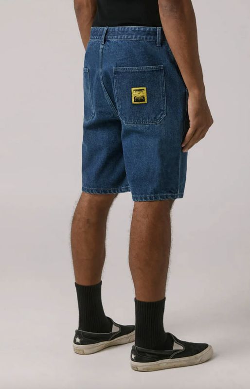 FORMER MENS REYNOLDS 21' DENIM SHORT - DARK BLUE