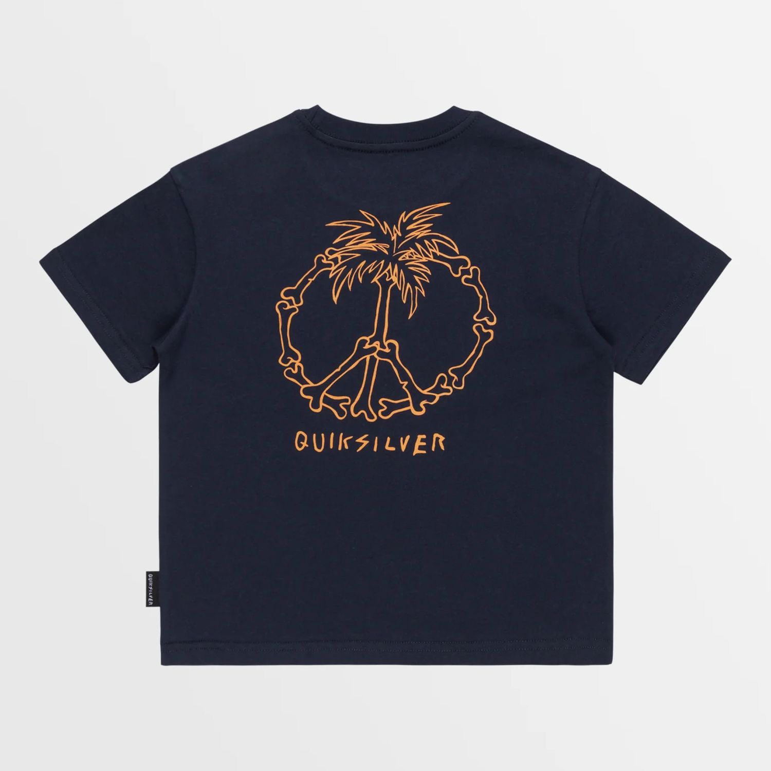 QUIKSILVER TODDLER BOYS MADE OF BONES S/S TEE - DARK NAVY