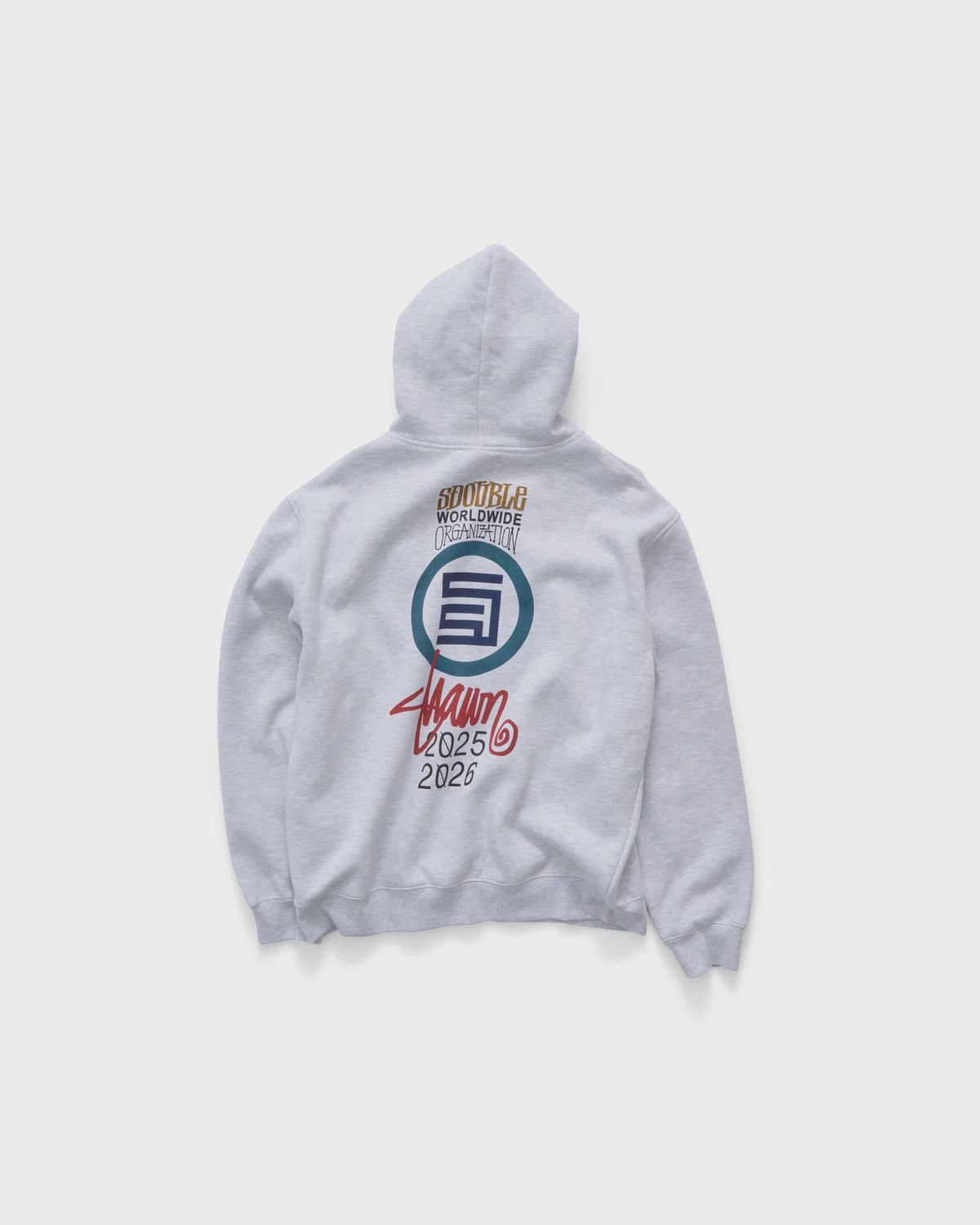 S-DOUBLE MENS 25/26 ZIP THRU HOODIE - GREY HEATHER