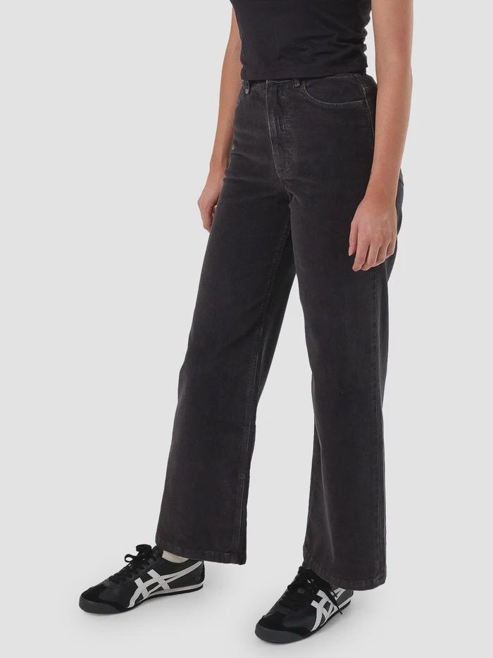 THRILLS WOMENS HOLLY CORD PANT - DARK CHARCOAL
