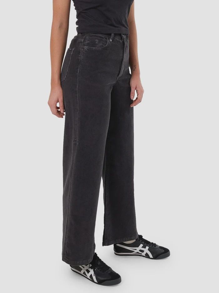 THRILLS WOMENS HOLLY CORD PANT - DARK CHARCOAL