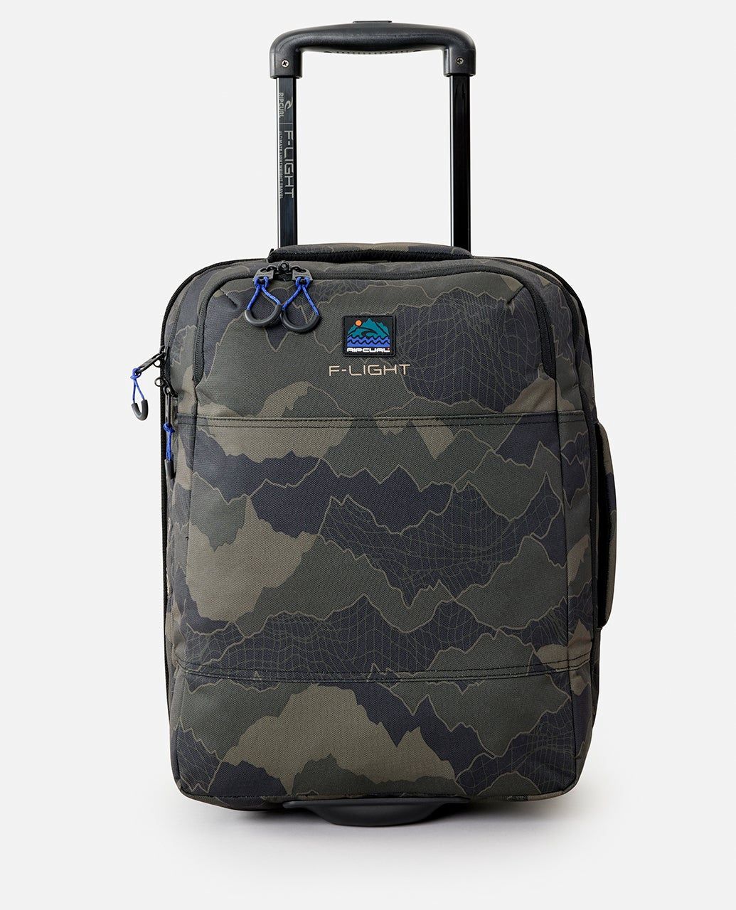 RIPCURL MENS F-LIGHT CABIN 30L SEARCH CAMO BACKPACK - BLACK/OLIVE