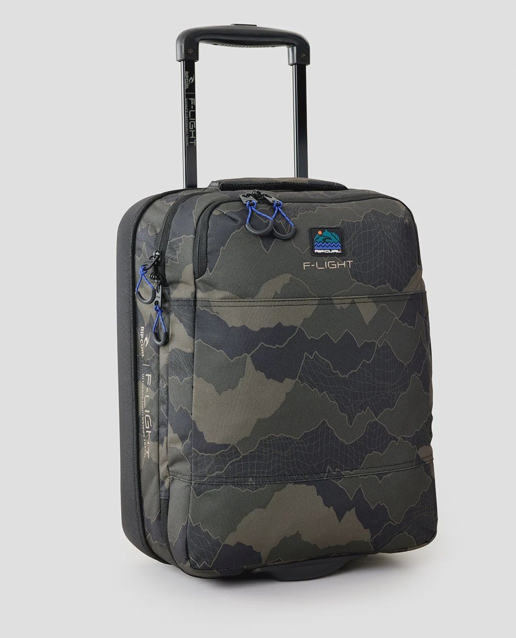 RIPCURL MENS F-LIGHT CABIN 30L SEARCH CAMO BACKPACK - BLACK/OLIVE