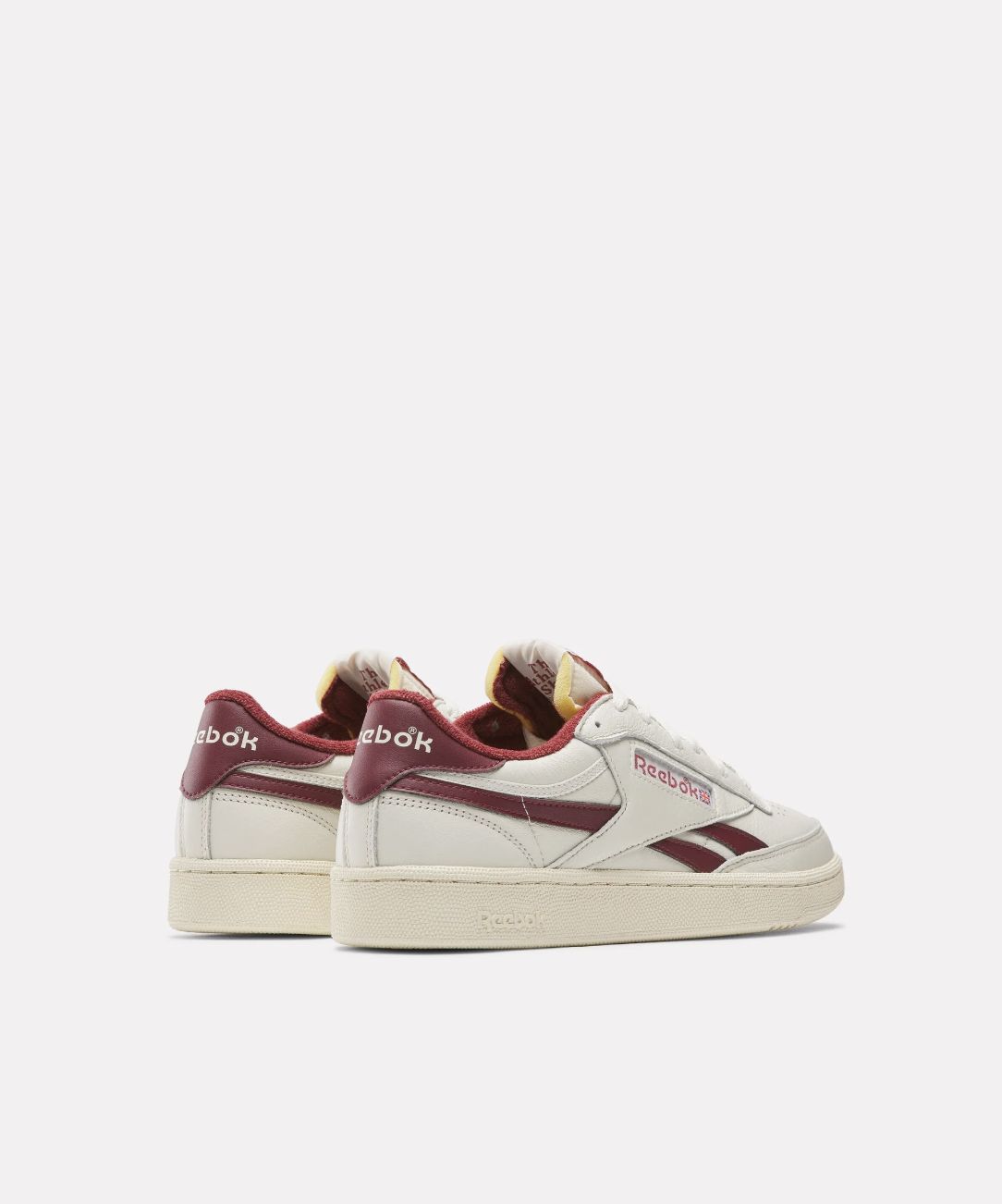 REEBOK UNISEX CLUB C REVENGE VINTAGE - VINTAGE CHALK/PAPER WHITE/BURGANDY
