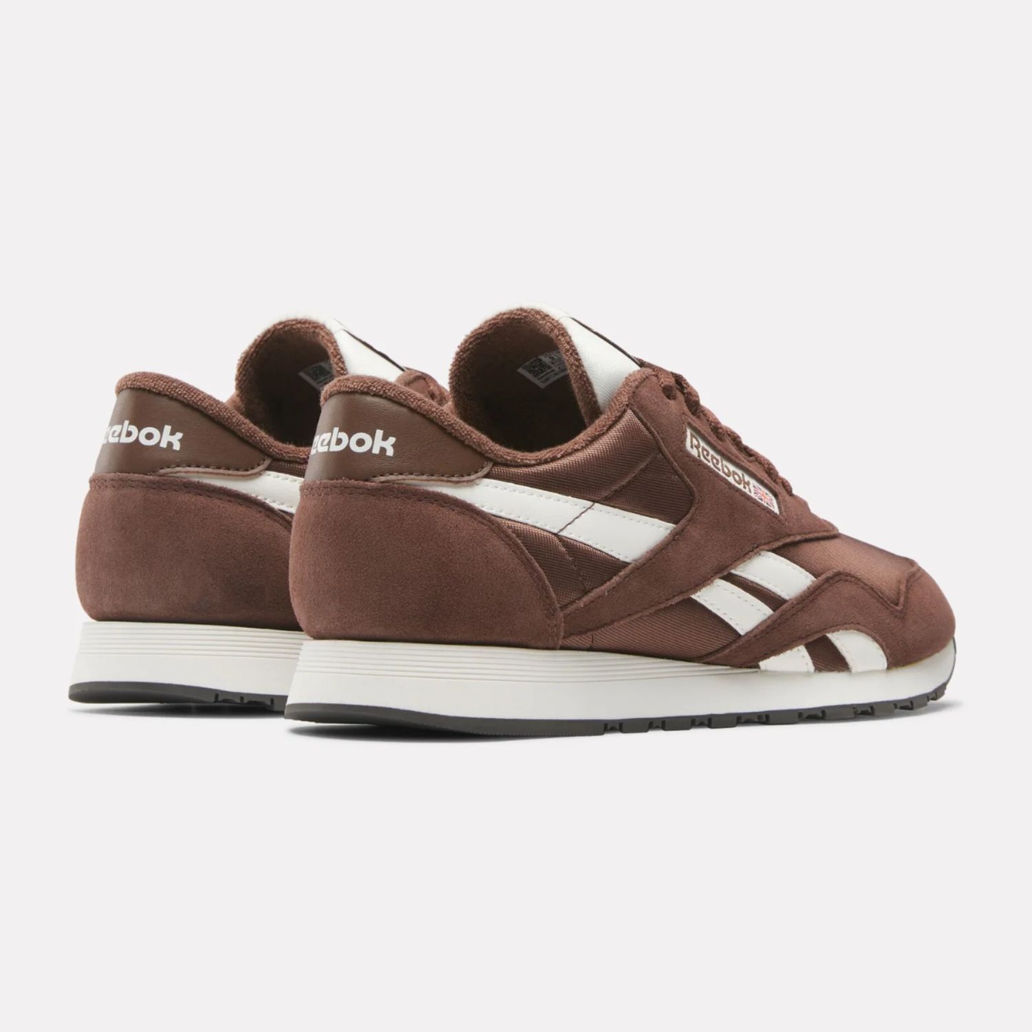 REEBOK MENS CLASSIC NYLON SHOE - CAMPUS BROWN / CAMPUS BROWN / CHALK