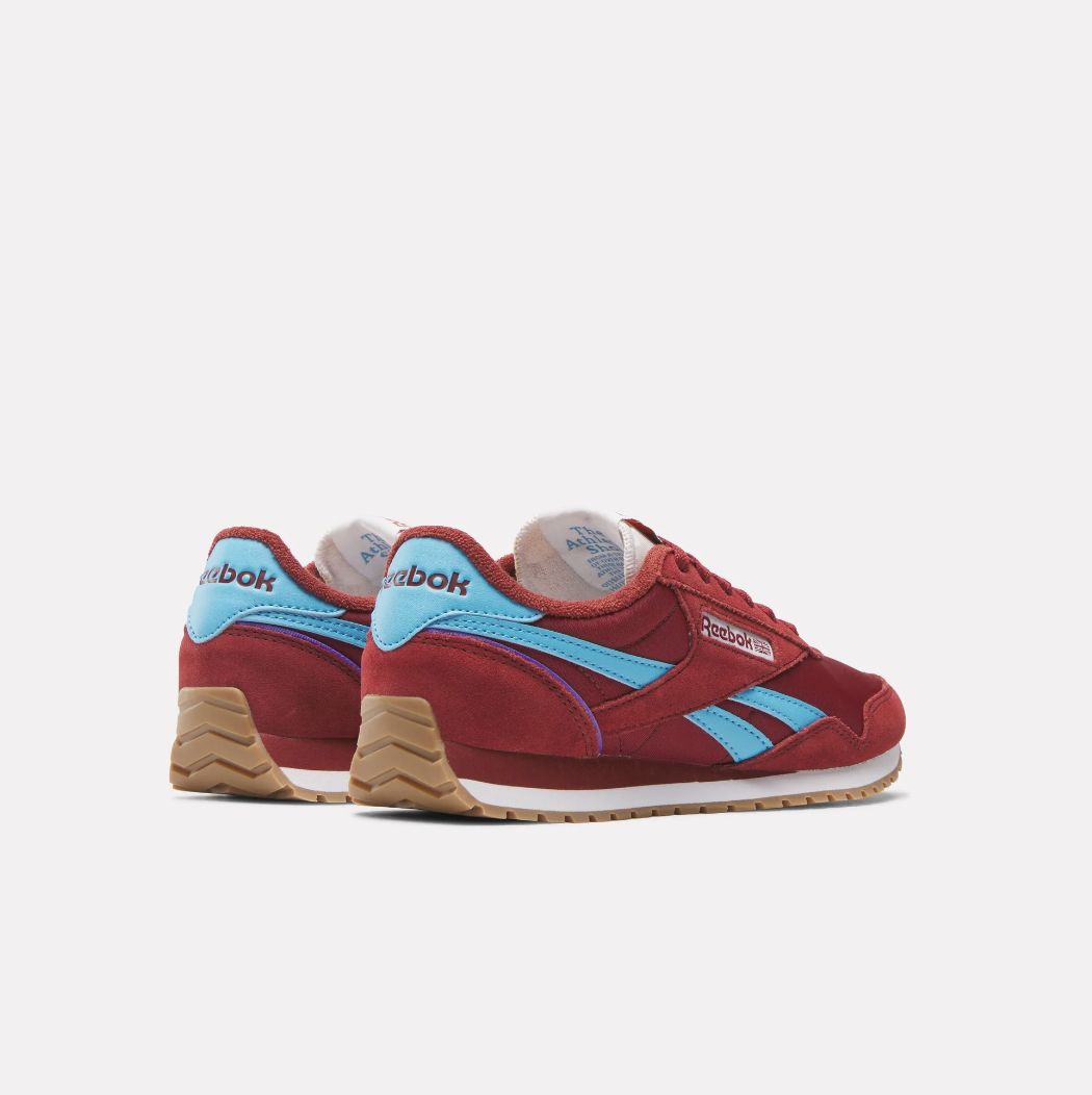 REEBOK WOMENS CLASSIC AZ SHOE - RETRO RED / RETRO RED / FUTURE CYAN