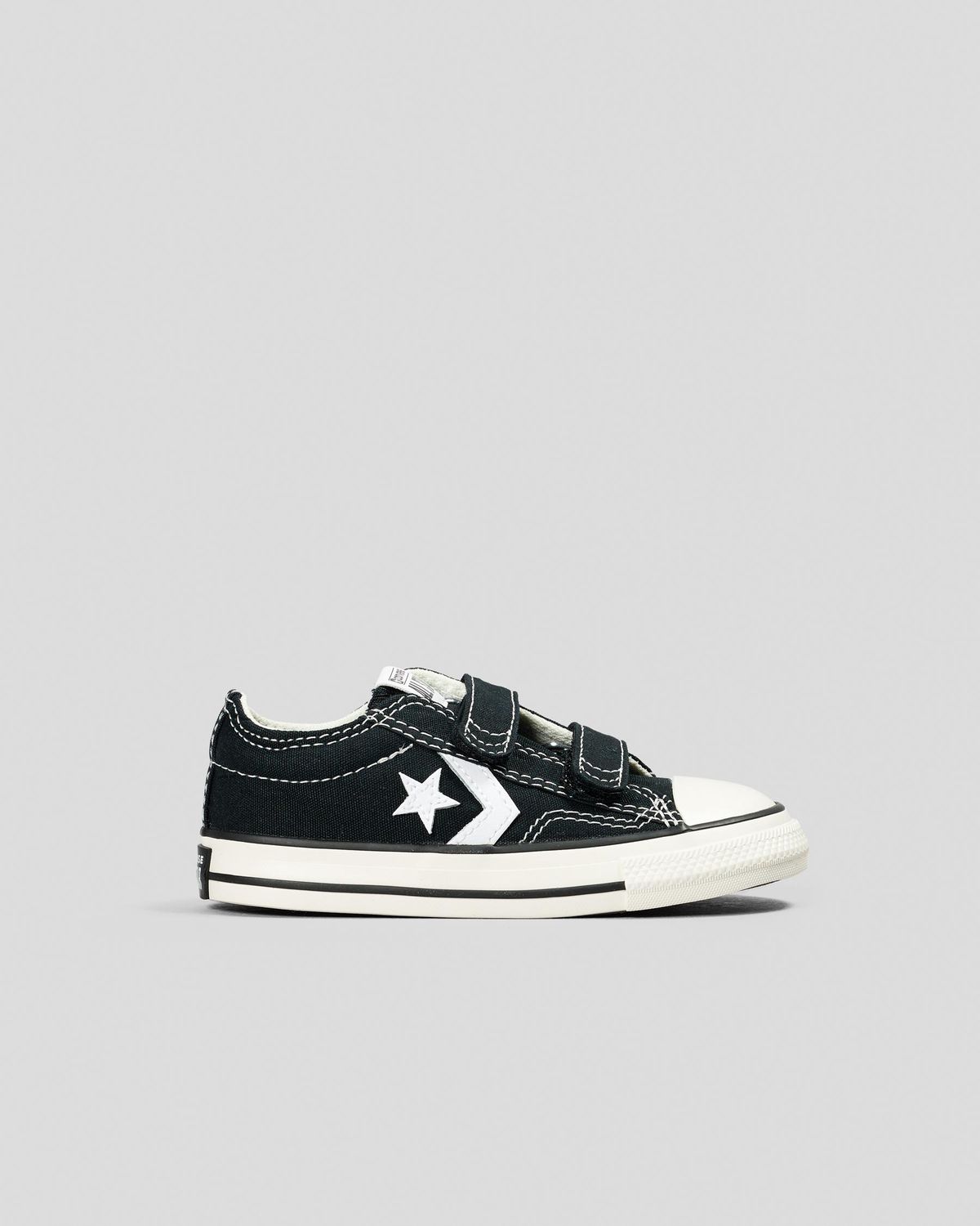 CONVERSE KID INFANT STAR PLAYER 76 2V LOW - BLACK/VINTAGE WHITE/EGRET