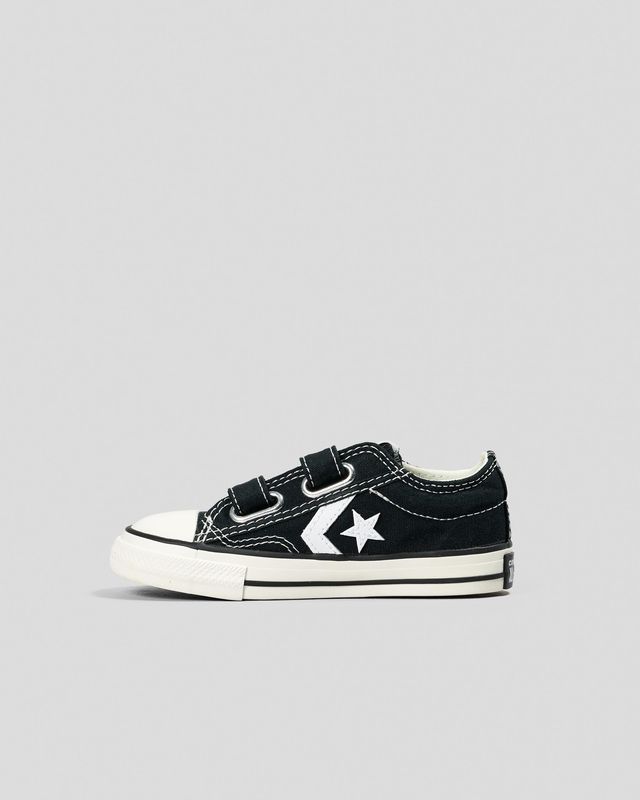 CONVERSE KID INFANT STAR PLAYER 76 2V LOW - BLACK/VINTAGE WHITE/EGRET