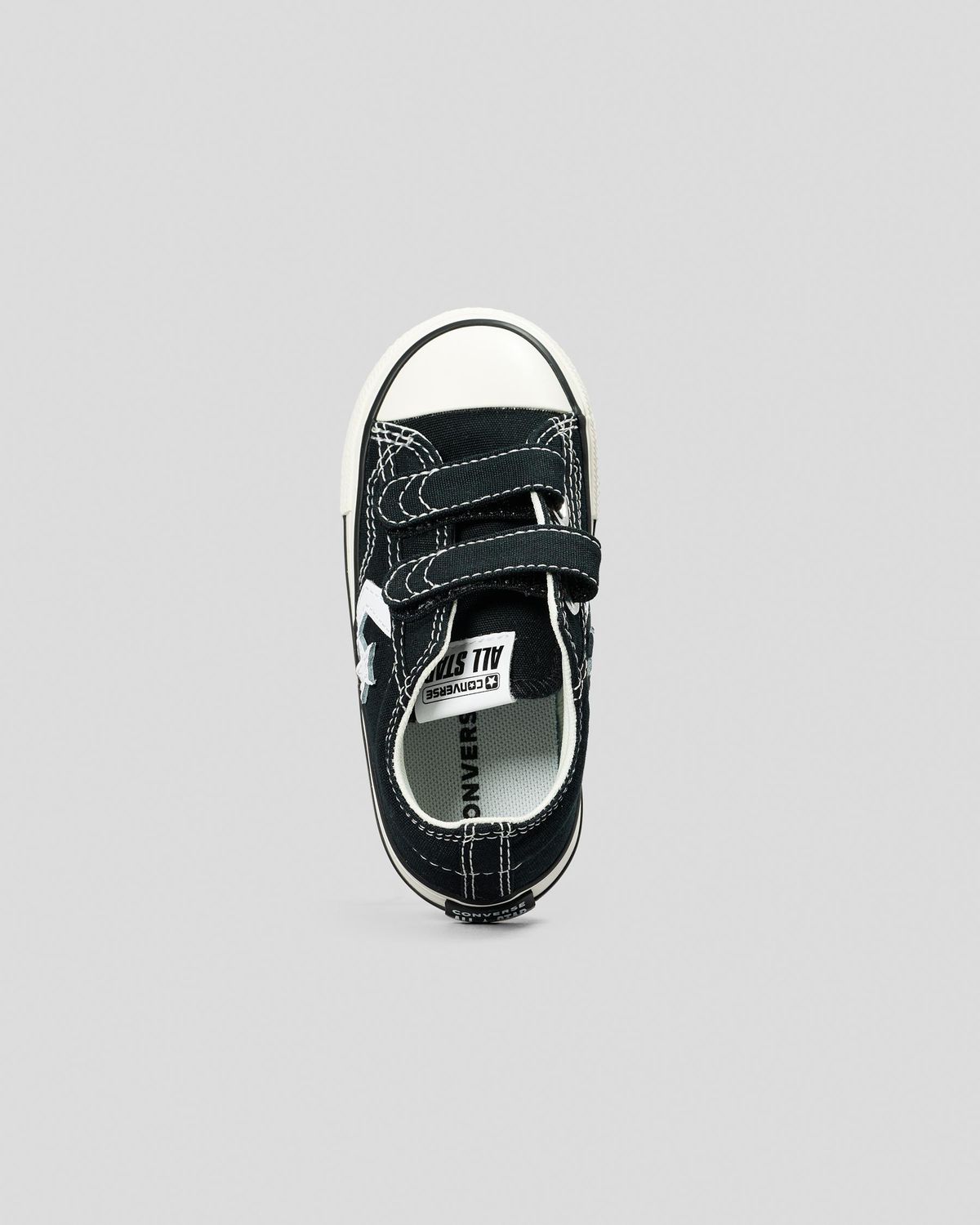 CONVERSE KID INFANT STAR PLAYER 76 2V LOW - BLACK/VINTAGE WHITE/EGRET