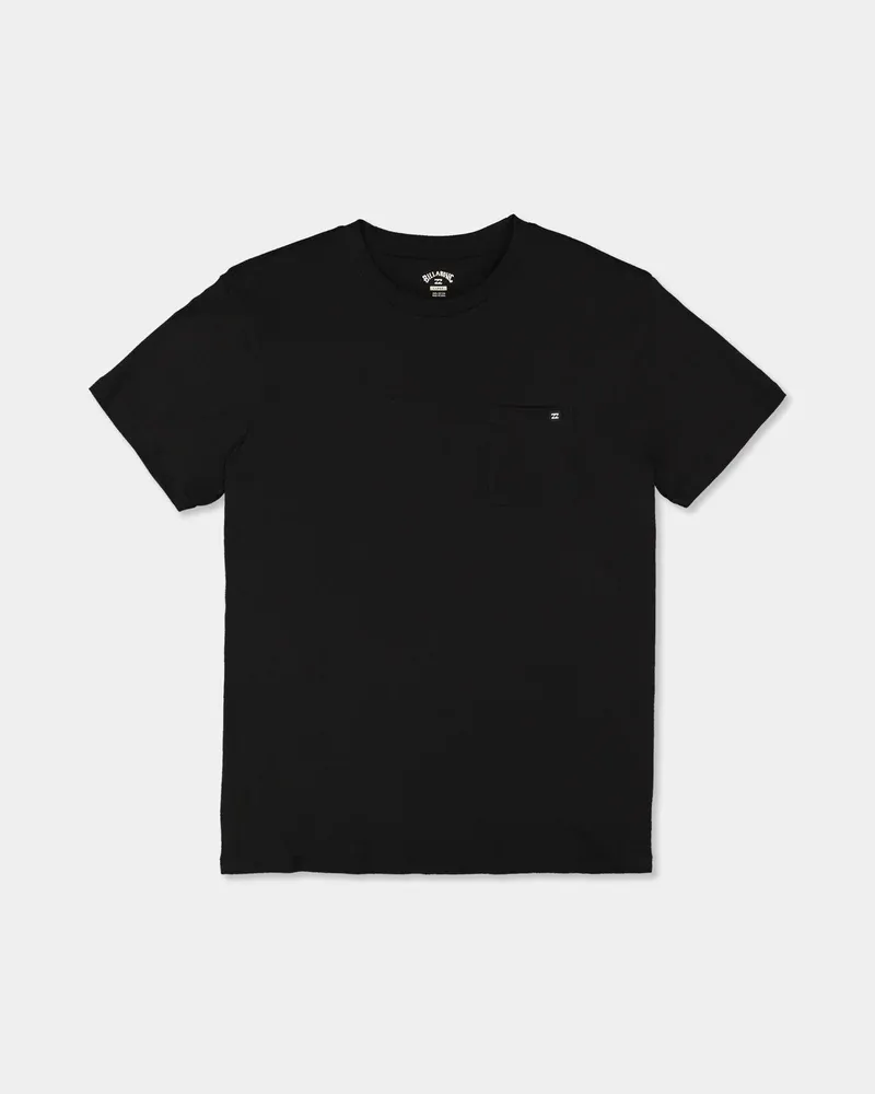 BILLABONG MENS PREMIUM POCKET S/S TEE - BLACK