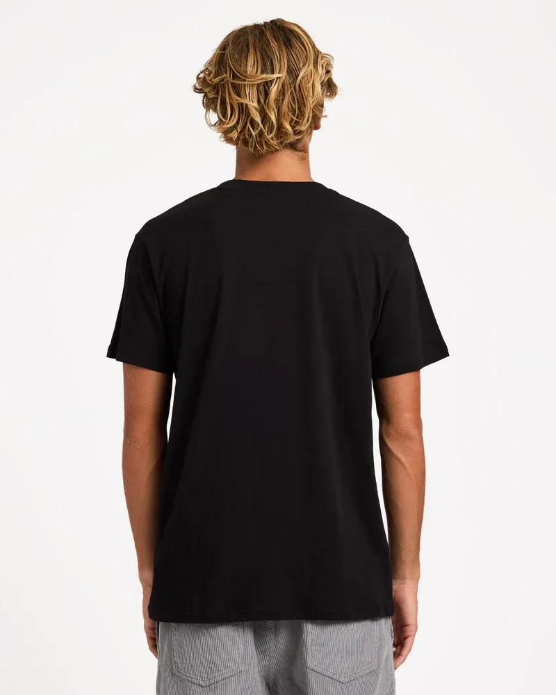 BILLABONG MENS PREMIUM POCKET S/S TEE - BLACK