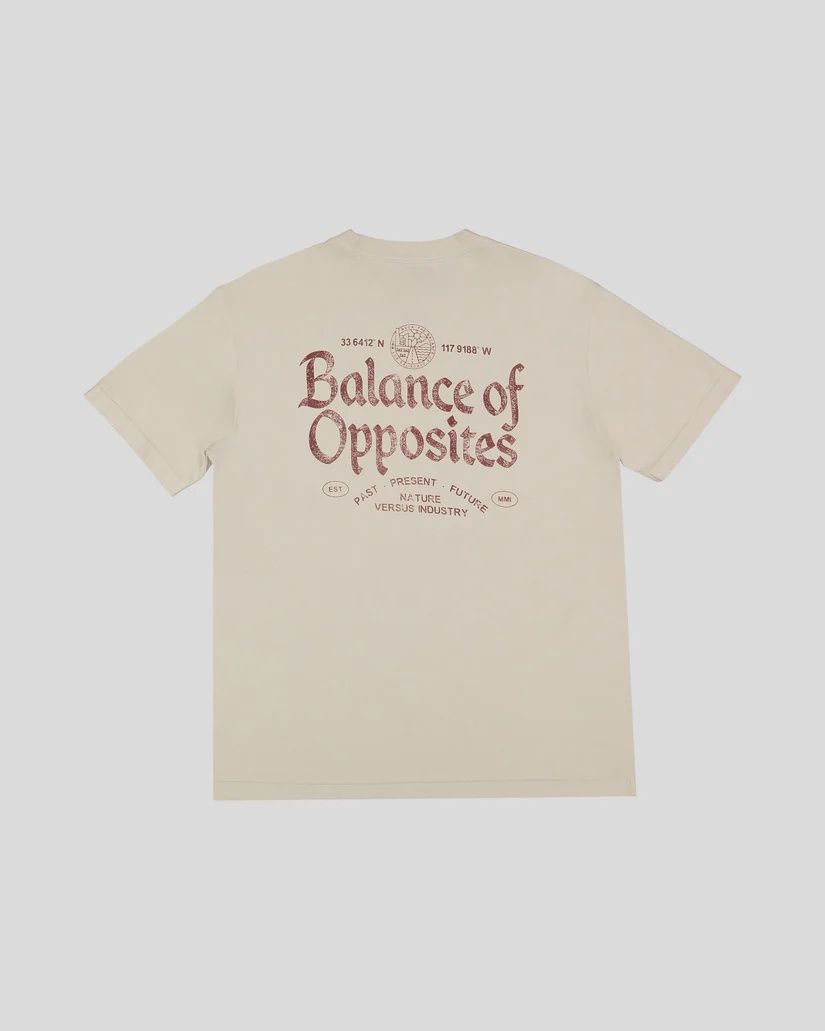 RVCA MENS UTILITY SERVICES SS TEE - CERAMIC