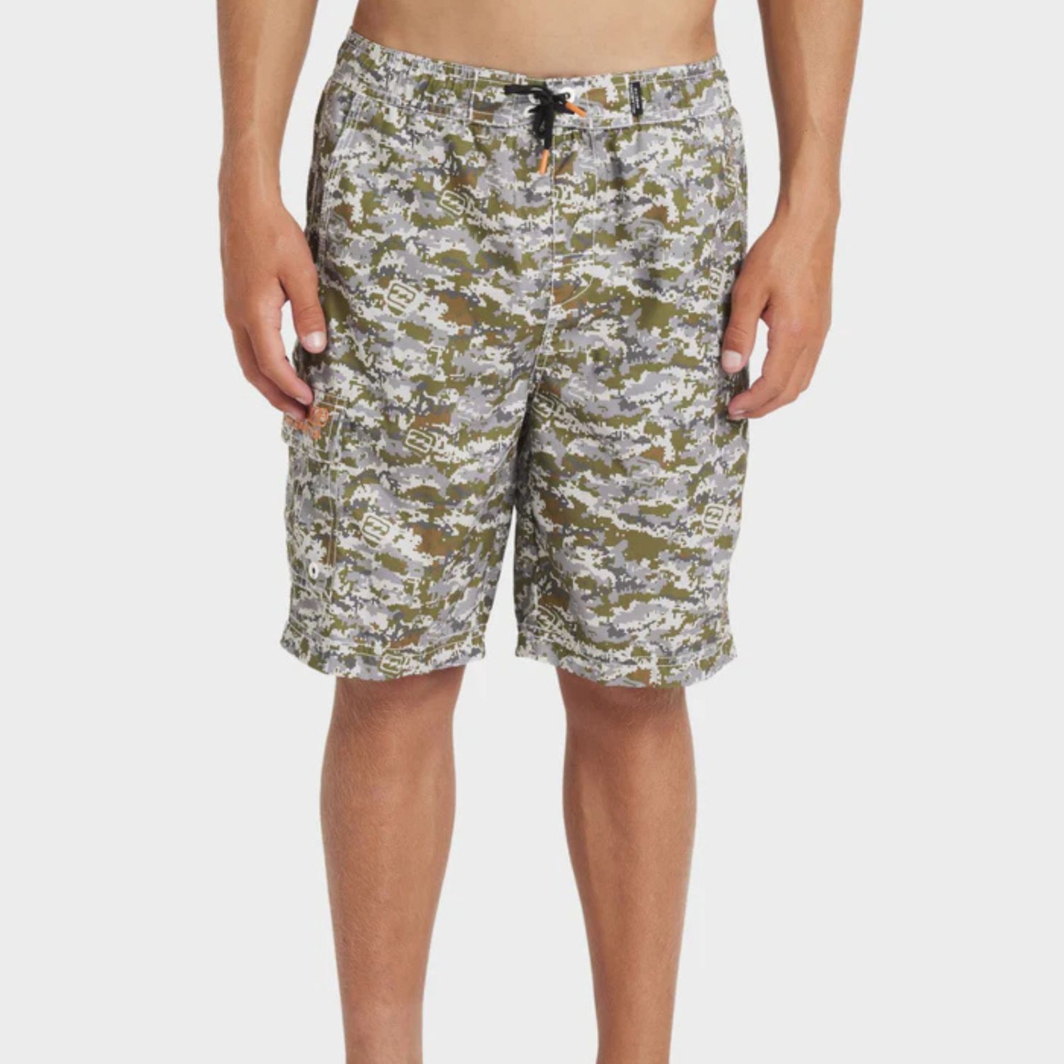 BILLABONG BOYS THROW ON BOARDSHORTS - CAMO