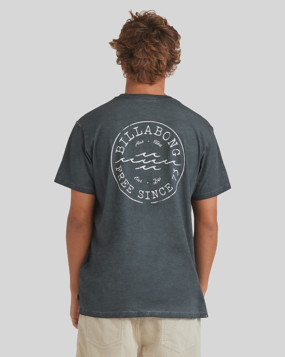 BILLABONG MENS BIG WAVE DAZ SS TEE - MIDNIGHT