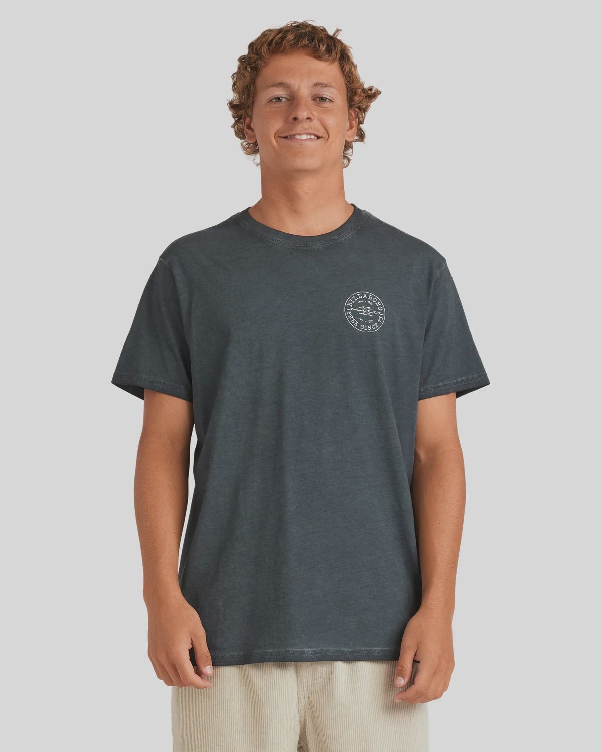 BILLABONG MENS BIG WAVE DAZ SS TEE - MIDNIGHT