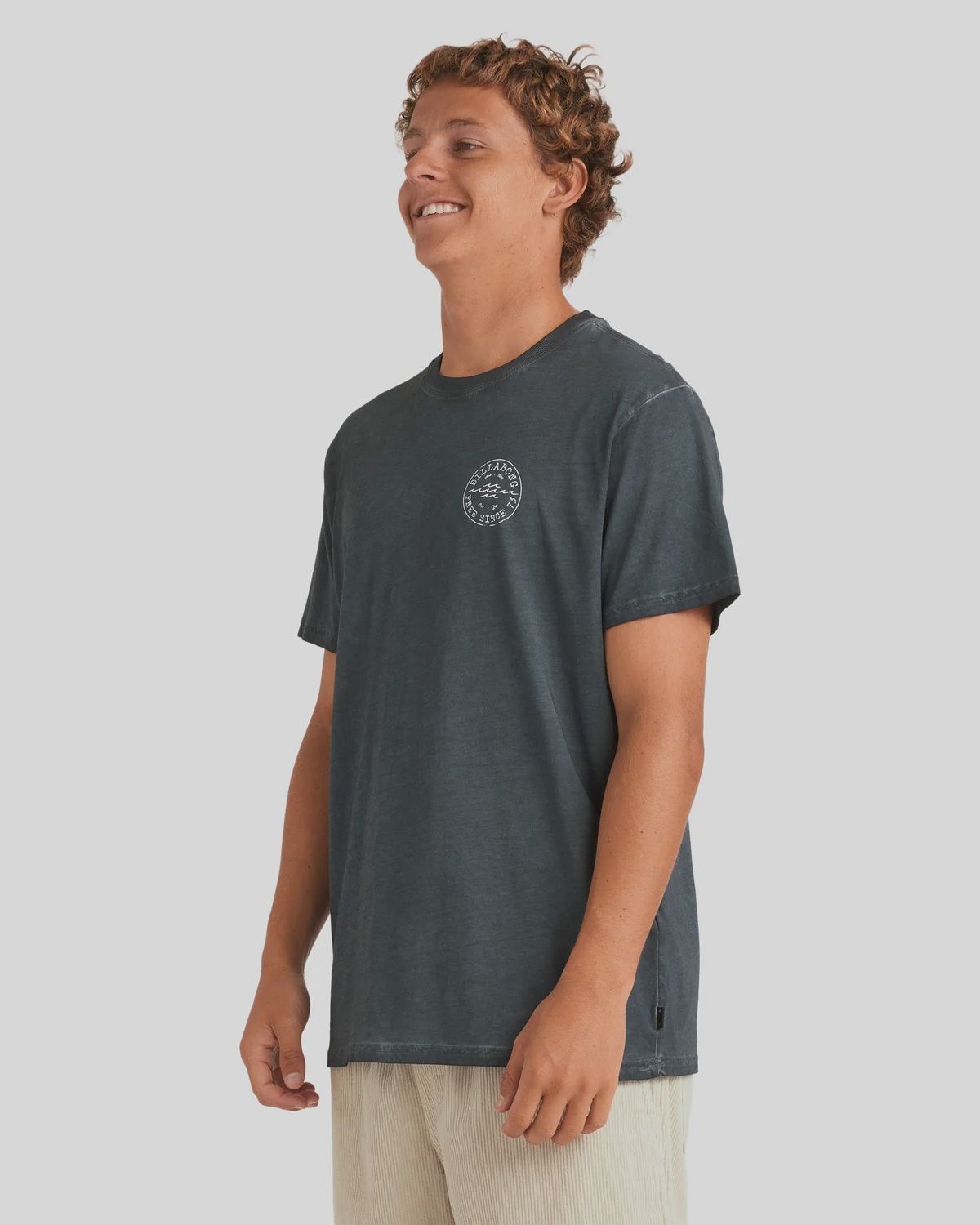 BILLABONG MENS BIG WAVE DAZ SS TEE - MIDNIGHT