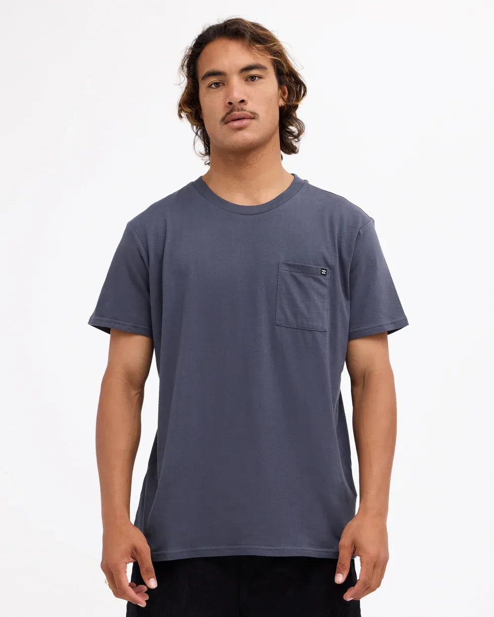 BILLABONG MENS PREMIUM POCKET SS TEE - MIDNIGHT