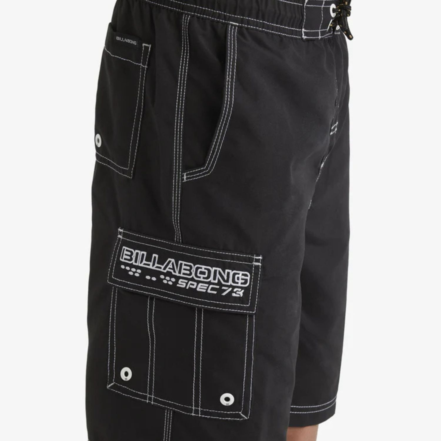BILLABONG BOYS THROW ON BOARDSHORTS - BLACK