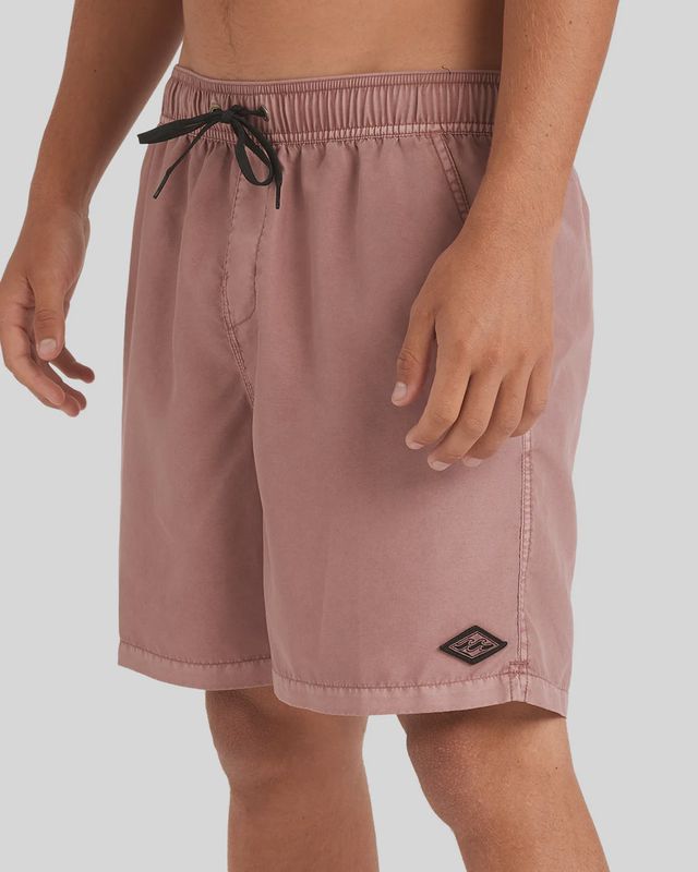 BILLABONG MENS ALL DAY OVERDYED SHORT - DUSTY ROSE