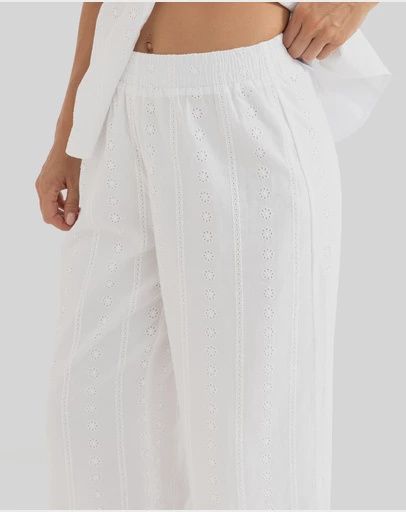 RHYTHM WOMENS NIKO PANT - WHITE