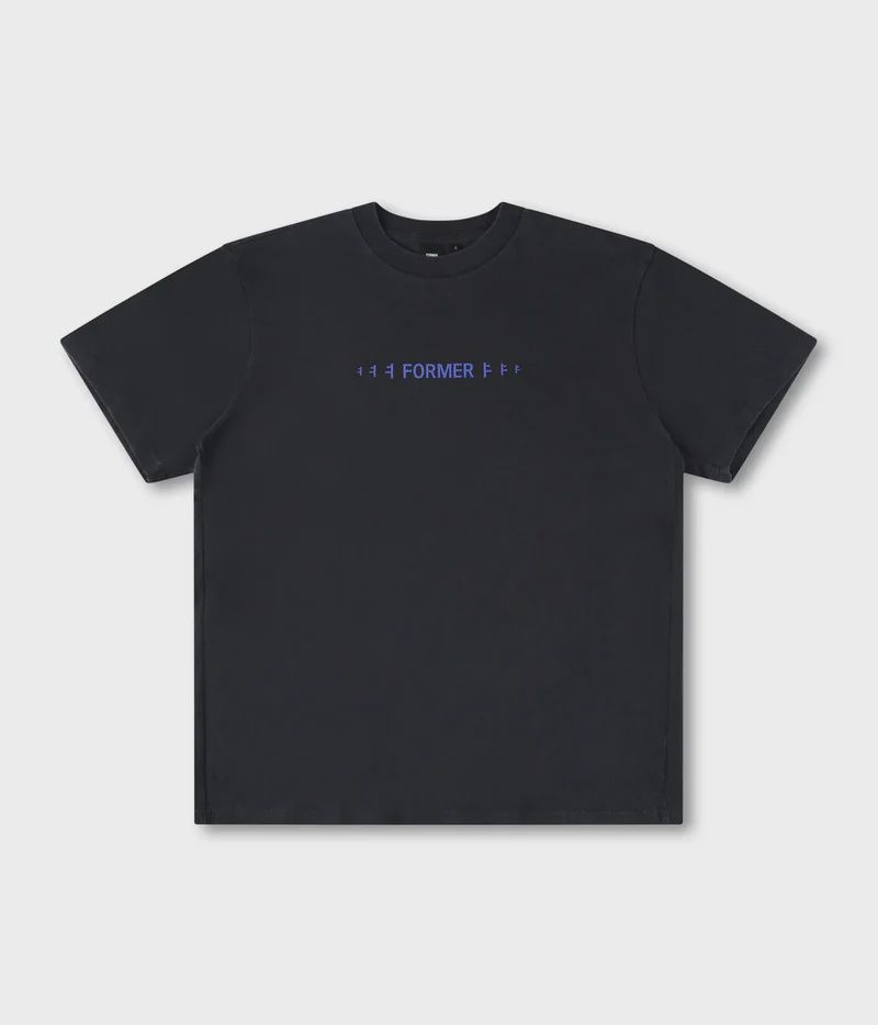 FORMER MENS ENVISION SS TEE - WASHED BLACK