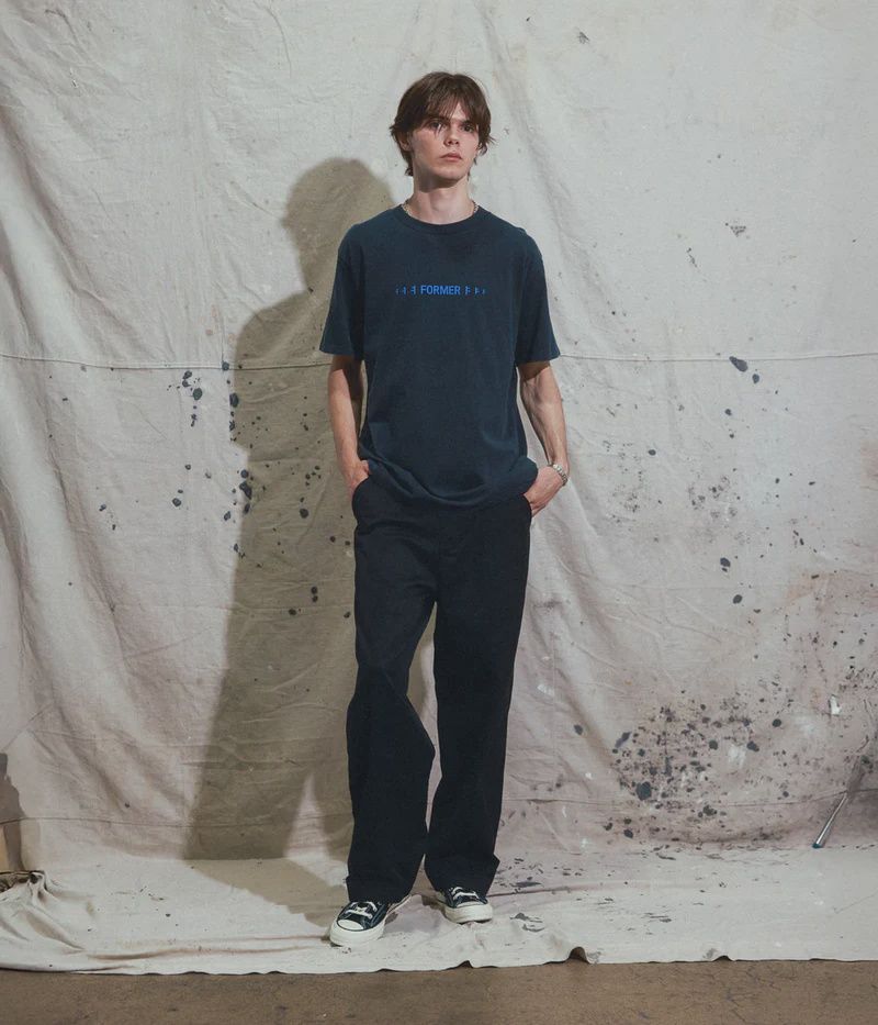 FORMER MENS ENVISION SS TEE - WASHED BLACK