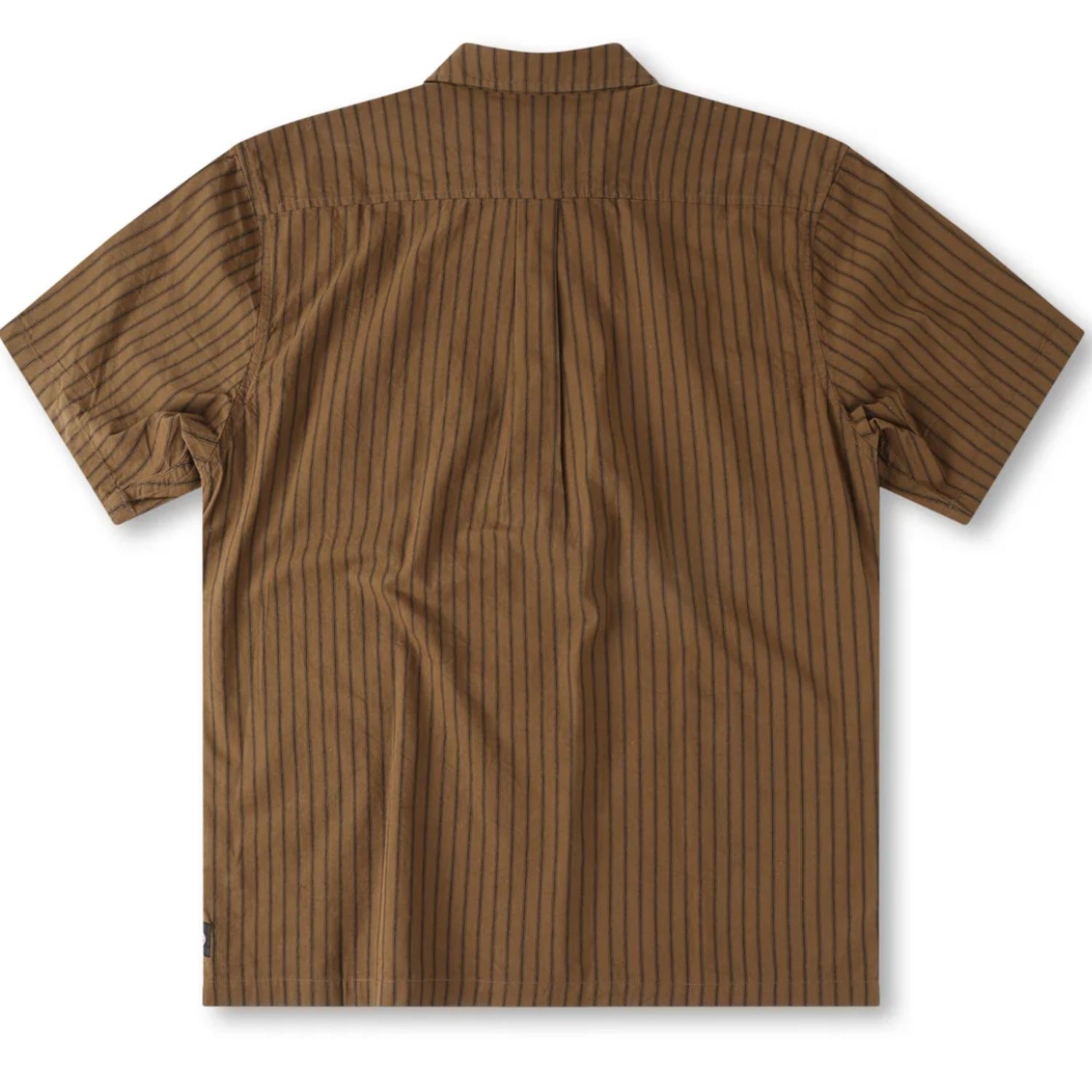 FORMER MENS REYNOLDS STRIPE SS SHIRT - BARK