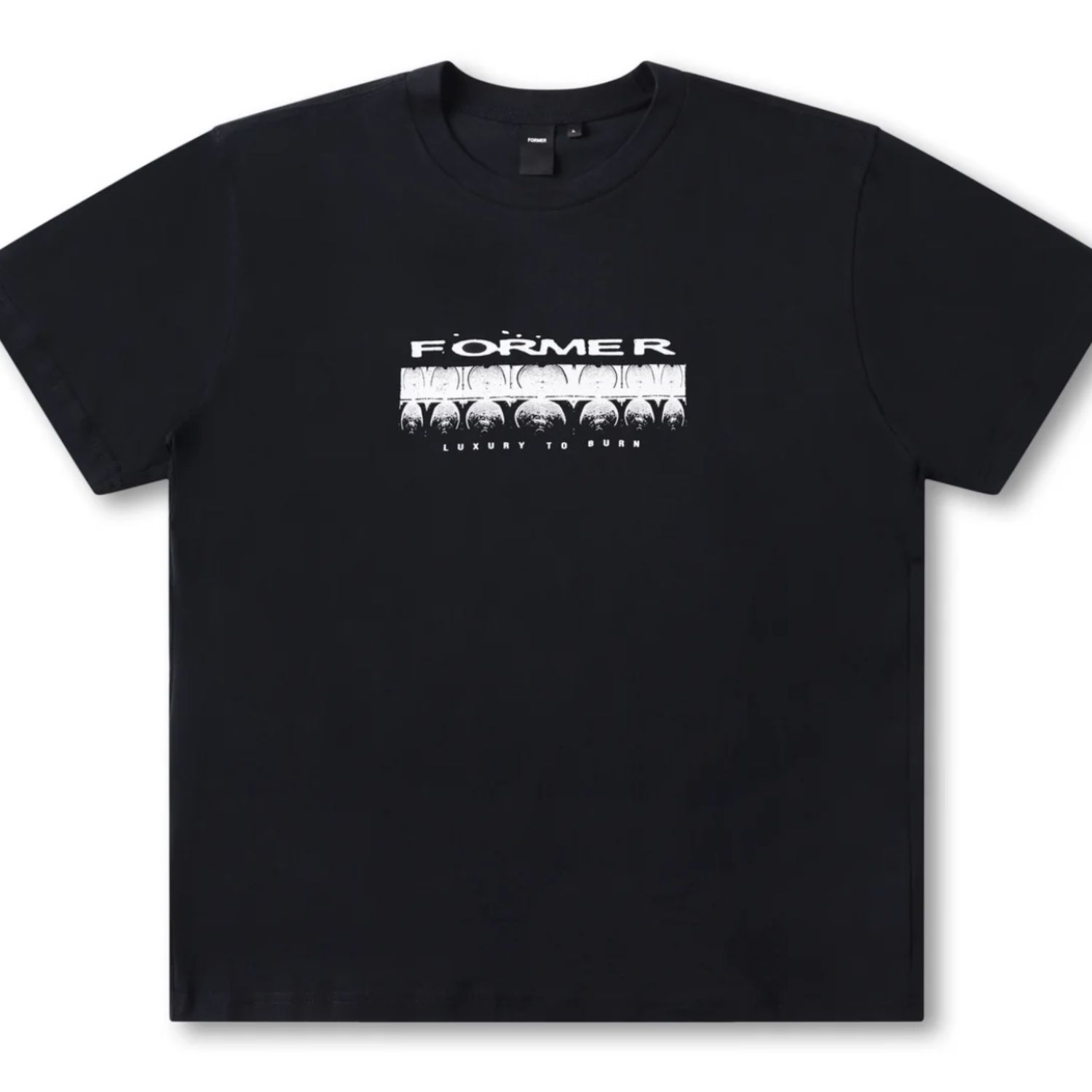 FORMER MENS QUAVER SS TEE - WASHED BLACK