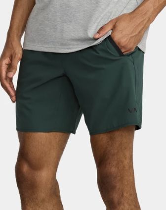 RVCA MENS YOGGER STRETCH 17 - HUNTER GREEN