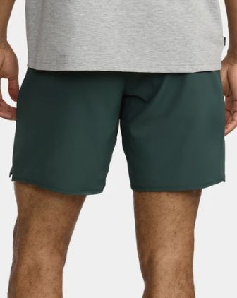 RVCA MENS YOGGER STRETCH 17 - HUNTER GREEN