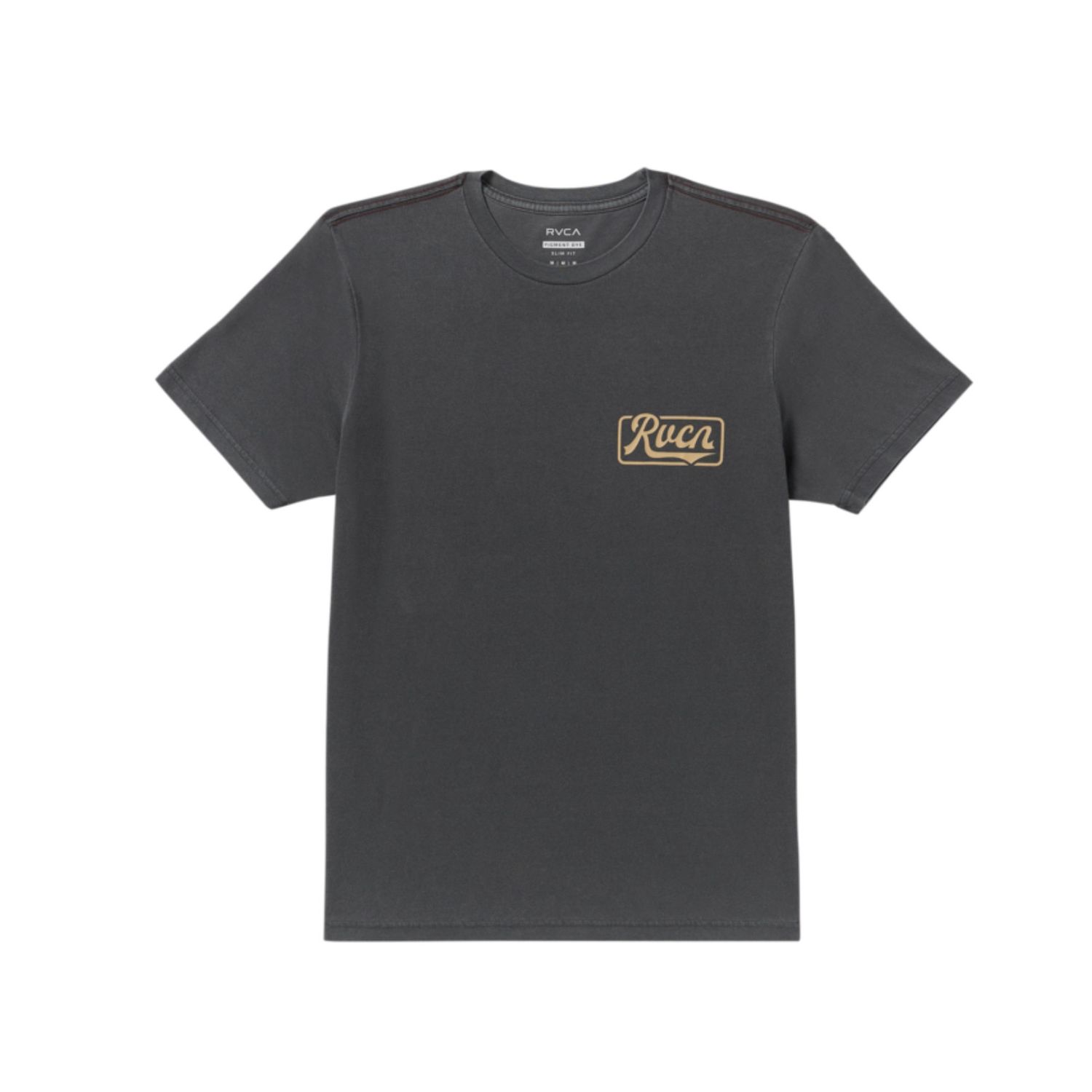 RVCA MENS FRAME UP SS TEE - PIRATE BLACK