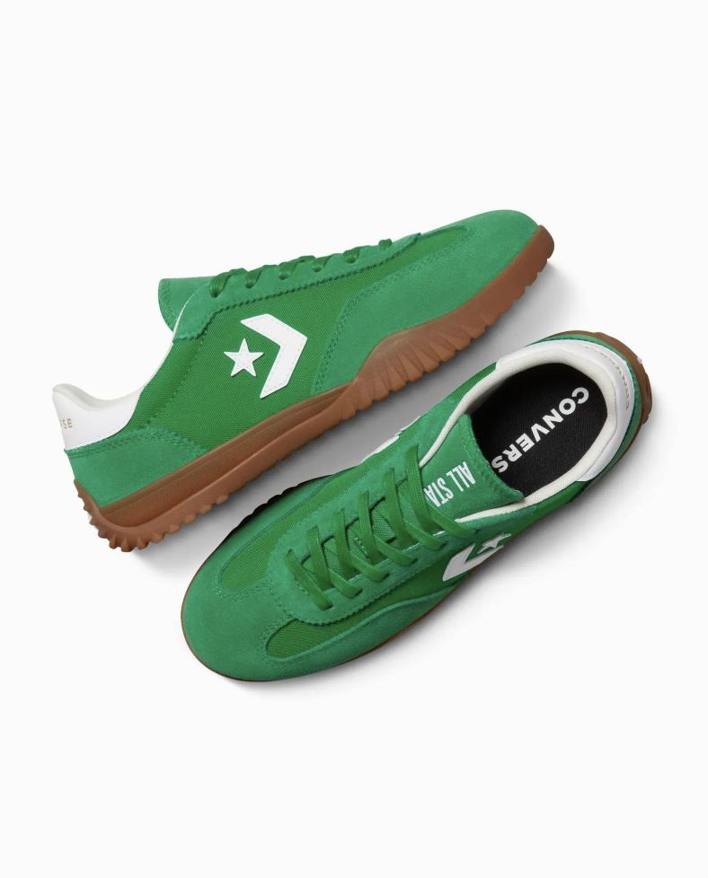 CONVERSE UNISEX RUN STAR TRAINER LOW - GREEN / WHITE / HONEY