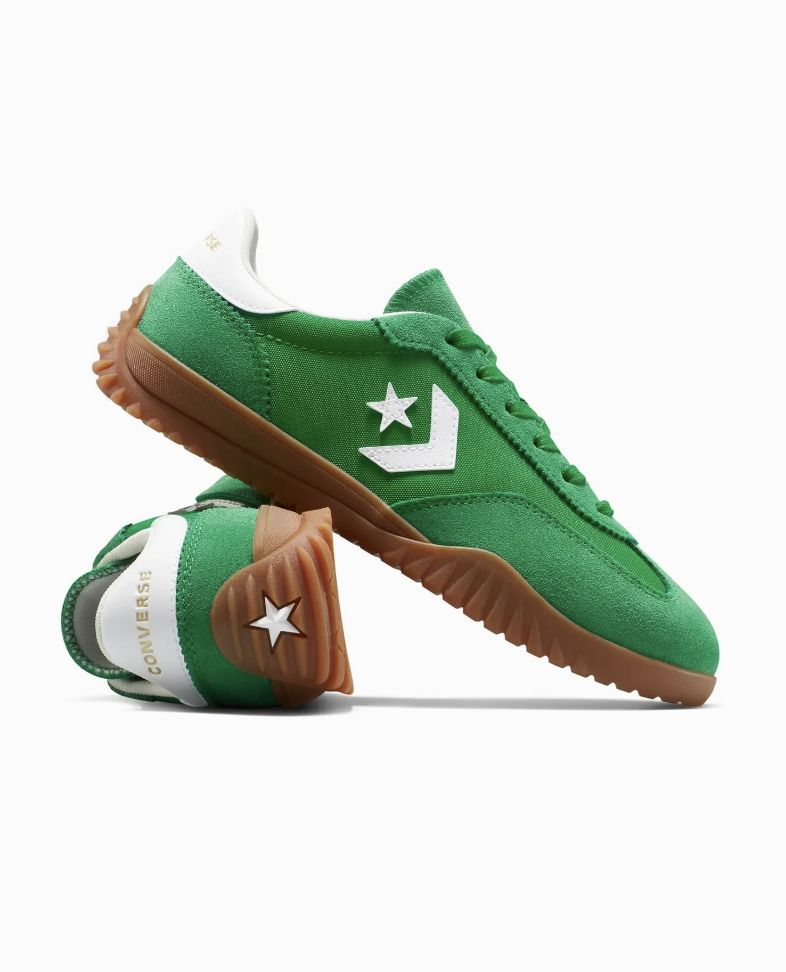 CONVERSE UNISEX RUN STAR TRAINER LOW - GREEN / WHITE / HONEY