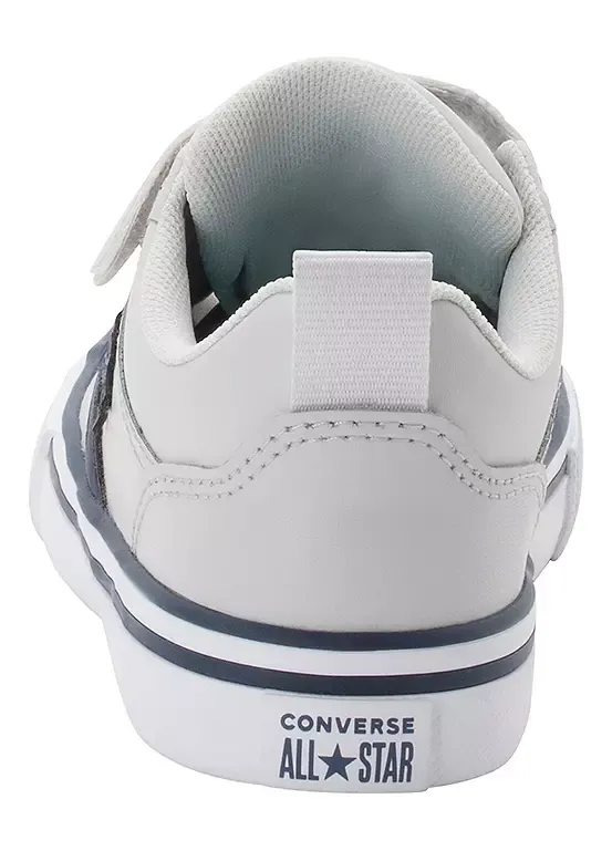 CONVERSE KIDS YOUTH PRO BLAZE STRAP LTH - BARLEY GREY / NAVY / WHITE