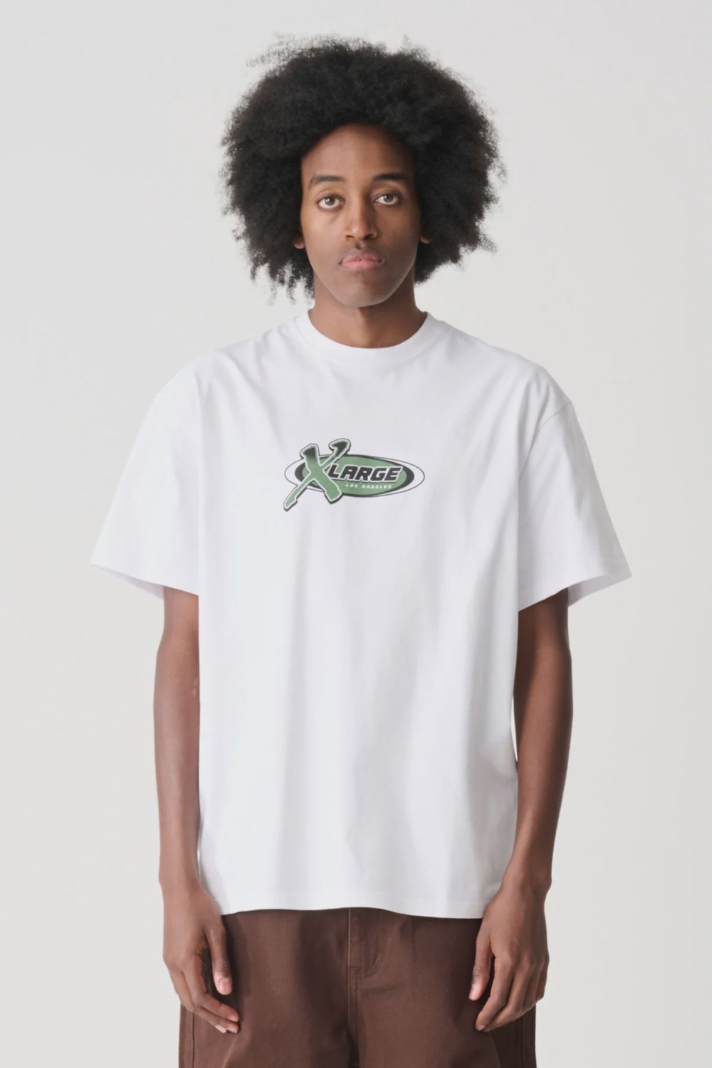 XLARGE MENS BIG X SS TEE - WHITE
