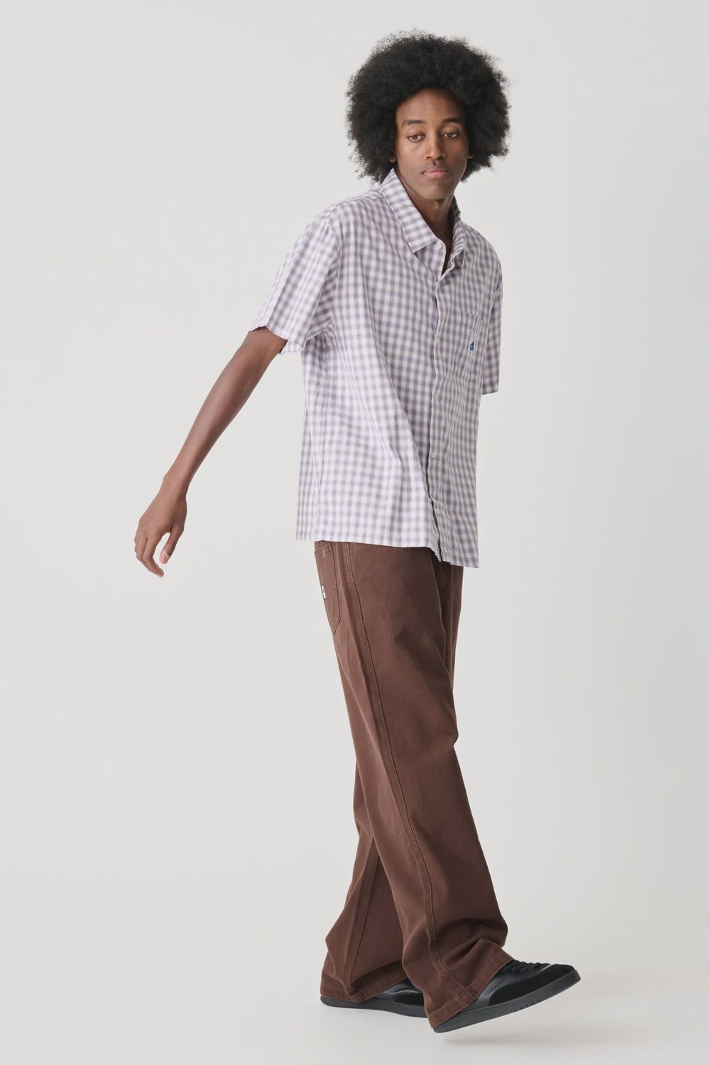 XLARGE MENS BILL SS SHIRT - LAVENDER