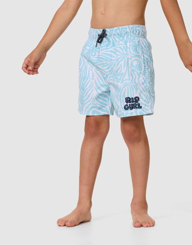 RIP CURL BOYS COSMIC SURFING VOLLEY - LIGHT BLUE