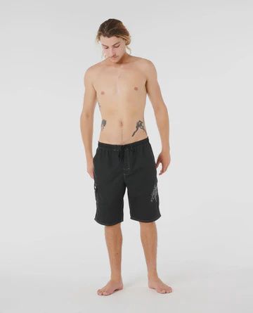 RIP CURL MENS ARCHIVE VOLLEY - BLACK