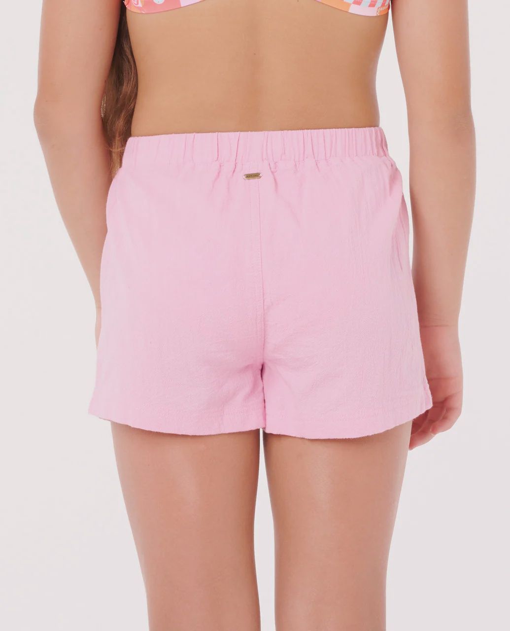 RIP CURL GIRLS SURF LUXE SUMMER SHORT - BRIGHT PINK