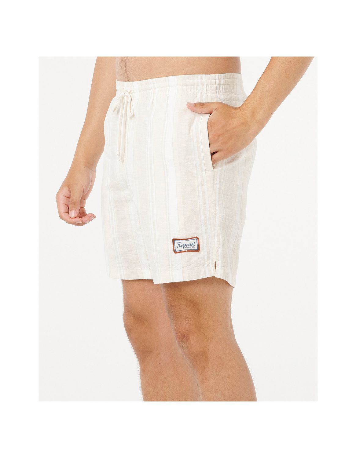 RIP CURL MENS MOD CALI STRIPE VOLLEY - BONE