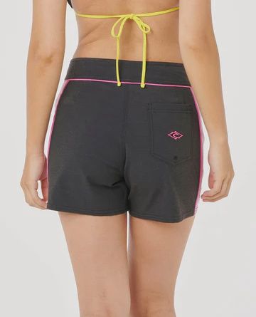 RIP CURL WOMENS SG SPLICED 5 BOARDSHORT - BLACK