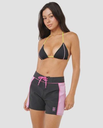 RIP CURL WOMENS SG SPLICED 5 BOARDSHORT - BLACK