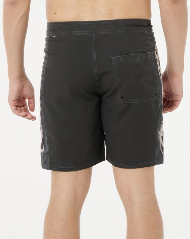 RIP CURL MENS MIRAGE SIDEWAYS BOARDSHORT - BLACK